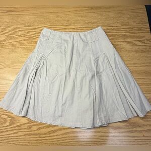 D&G Light Beige A-Line Skirt